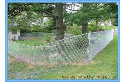China Galfan Coated Steel Chain Link Security Fence 3ft 5mm Wire Diameter supplier