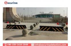 China 380V Power Supply Hydraulic Spike RoadBlocker Machine with 50meters Remote Control supplier