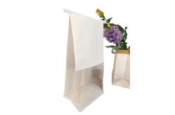 China Customizable Printing Moisture Resistant Kraft Window Bag with Transparent PVC/PE Film Window for Food Packaging supplier