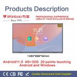 H10 75 Inch Interactive Flat Panel Display Customized Digital Board For Classroom