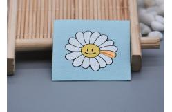 China Custom Cotton Printing Ink Logo Screen Printing Label For Garments supplier