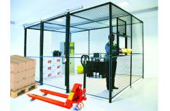 China High Ventilated  Wire Mesh Security Rooms , Indoor Security Cage Storage Locker supplier
