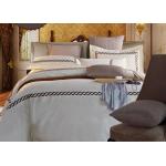 Home / Hotel Modern Duvet Covers And Shams Embroidered 4 Pcs Patten Customized
