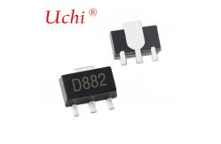 China SOT-89 D882 NPN Electronic Transistors Plastic Encapsulate Power Dissipation supplier