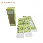 350gsm Folding Green Card Box Packaging Cosmetic Paper Tuck Top Packaging Box for sale