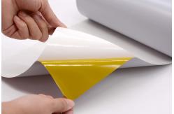 China Matte Gray Anti Static Label Material 1 Mil Permanent Adhesive Polyimide With Glassine supplier