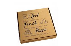 China Corrugated Paper Pizza Packing Box Reusable Custom Design 16in supplier
