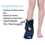 Flexible Inflammation Cold Compression Wrap Injuries Aches Swelling Sprains