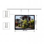 Magnetic A4 Real Estate Agent Hanging Acrylic Led Advertising Light Boxes