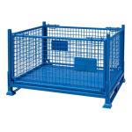OEM Folding Empty Mesh Stillages For Lifting 1500Kg Powder Coated Finish for sale