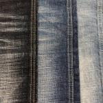 12.6oz 99% Cotton 1% Spandex Twill Slub Stretch Crosshatch Denim Fabric For Jeans Man for sale
