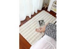 China Checkered Plush Cloud Washable Area Rug supplier