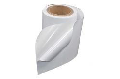 China Repositionable Back Self Adhesive PP Paper Sheet Matt White Polypropylene Film supplier