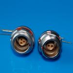 Lemo EEG PCB socket 3pin waterproof circular connector assembled inside receptacle for sale