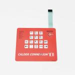 Push Button PET Membrane Switch Keypad With Glossy Matte Surface for sale