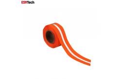 China Clothes Vests Dyed Bright Reflective Fabric Suppliers Grey Green Reflective Fabric Tape supplier