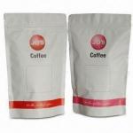 Stand Up Custom Plastic Pouches Packaging , Zipper Coffee Packaging Bag for sale