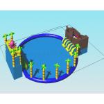 Octopus Ocean Water Park Inflatable Pool Slide Commercial Grade Combo Games
