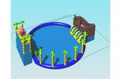 China Octopus Ocean Water Park Inflatable Pool Slide Commercial Grade Combo Games supplier