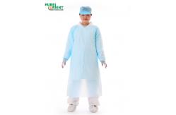 China Free Size Disposable CPE Protective Gown With Long Sleeves supplier