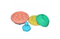 China Customizable Children'S Educational Toy Hamburger Silicone Stacking Toy supplier