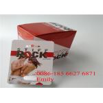 Private Labels Blister Card Packaging , Rhino Pill Plastic Blister Packaging for sale