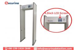China Multi - Zones Detecting Walk Through Security Detector Weapon Searching 15 Watt supplier