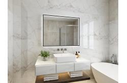 China Touch Screen Round LED Bathroom Mirror Dustproof Dirt Resistant Shockproof supplier