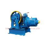 1.0m/S Elevator Components Geared Traction Machine With Sheave Diam Φ586mm