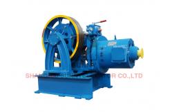 China 1.0m/S Elevator Components Geared Traction Machine With Sheave Diam Φ586mm supplier