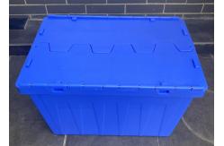 China Impact Resistance Plastic Attached Lid Containers For Industrial supplier
