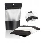 5.5*8.5in Smell Proof Mylar k Packaging Bag With Clear Window for sale