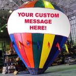 Event use inflatable pig ground balloon custom animal giant air balloon