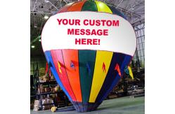 China Event use inflatable pig ground balloon custom animal giant air balloon supplier