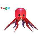 Red 190T Nylon Octopus Tentacles 3m Inflatable Lighting Decoration for sale