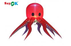 China Red 190T Nylon Octopus Tentacles 3m Inflatable Lighting Decoration supplier
