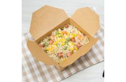 China OEM Disposable Box Packaging For Food Custom Print Box Biodegradable supplier