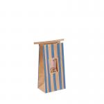 Tin Tie Dessert Kraft Paper Bag With Window For Takeaway Fast Food for sale