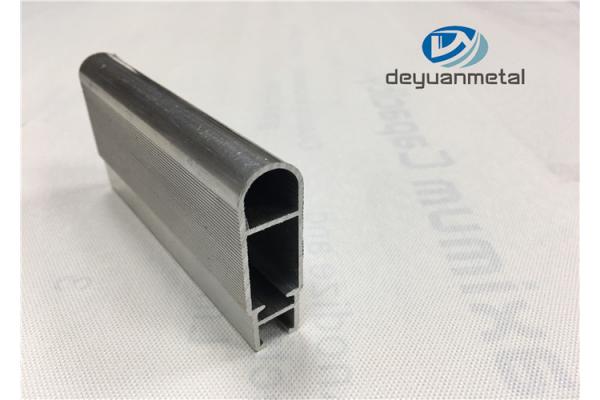 Mill Finish Aluminium Sliding Profile With Cutting ISO9001 Certificated