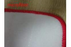 China 13 * 47 Microfiber Dust Mop Blue Twisting Fabric Red Stitched Floor Cleaning supplier