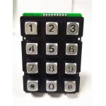 Zinc Alloy Rugged Blue Backlight  12 keys Keypad with 9 Pin
