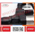 Common Rail Injector 095000-5960 for HINO J07E J08 23670-E0301 for sale
