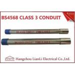 China Orange PVC Coated BS4568 GI Electrical Conduits with 1.6mm Thickenss for sale