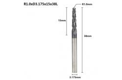 China 3/8 Cutting Diameter Tapered End Mill Tool For Heavy Duty Applications supplier