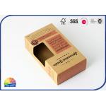 Dry Food Thin Kraft Folding Carton Box Biodegradable Embossing for sale