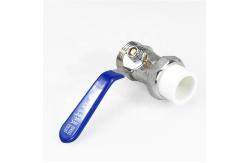 China DN 10 High Pressure PPR Double Union Ball Valve 10 Year Warranty supplier