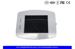China Wall Mount Ipad Kiosk Enclosure Anti-theft with Security iPad Lock-white supplier