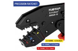 China Automotive Black Wire Crimper Set AWG 20-10 With Insulated Terminals supplier