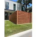 Oem Garden Decoration Clay Breeze Block Hollowed Wall Partition Panels for sale