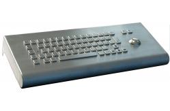 China Kiosk industrial metal keyboard with trackball for public system weather - proof supplier